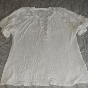 M Lucky Brand white blouse